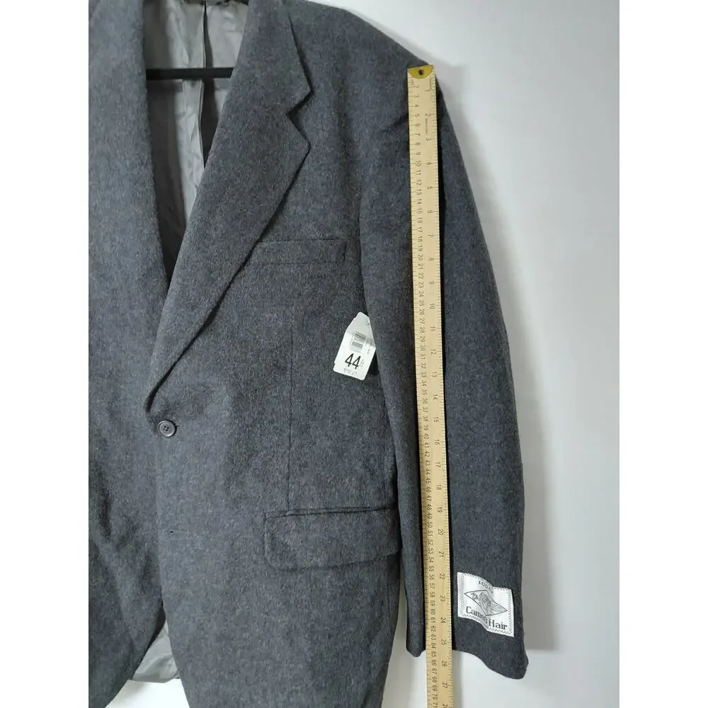 Vintage Branford & Taylor Leonard Gray Blazer Jacket Men Size 44L